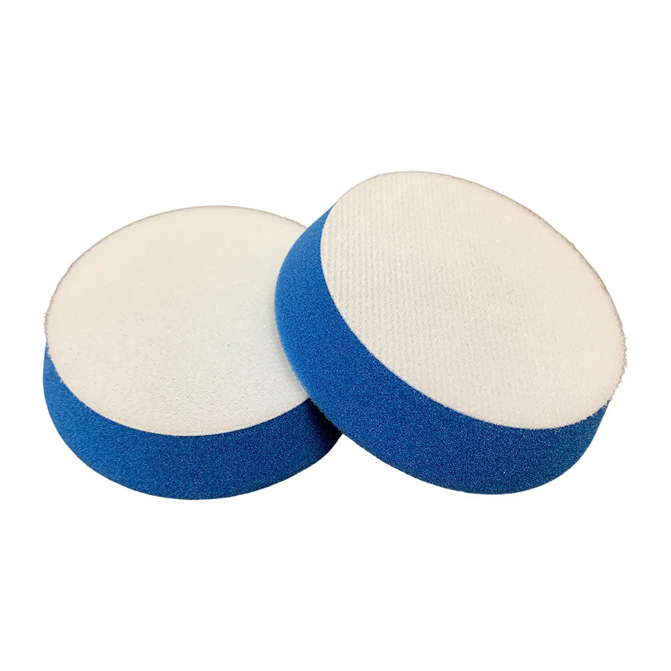 BU-3 MINI ELIMINATOR 3” BLUE ALL-IN-ONE POLISH PAD bottom view