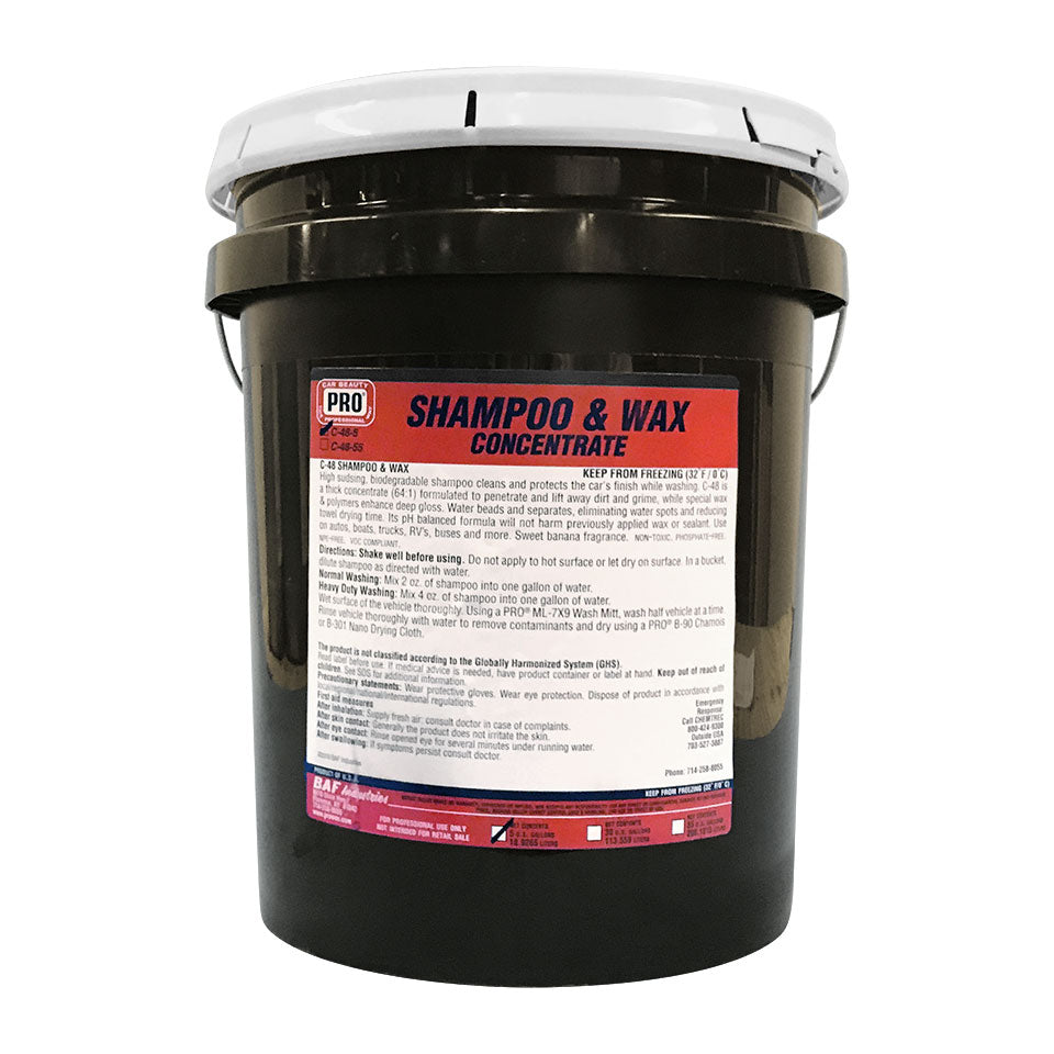C-48 SHAMPOO & WAX 5 gallon
