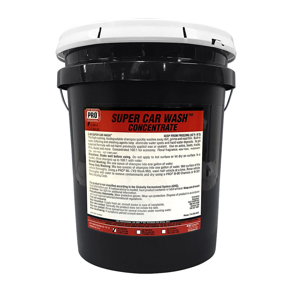 C-60 SUPER CAR WASH™ 5 gallon