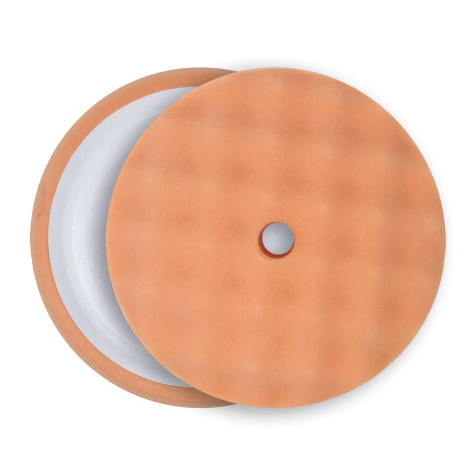 OW-85-C 8.5" ELIMINATOR™ WAFFLE EURO ORANGE MEDIUM CUT COMPOUND PAD
