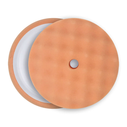 OW-85-C 8.5" ELIMINATOR™ WAFFLE EURO ORANGE MEDIUM CUT COMPOUND PAD