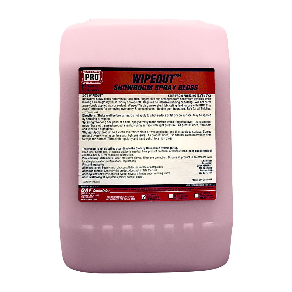 S-74 WIPEOUT™ SPRAY GLOSS 5 gallon