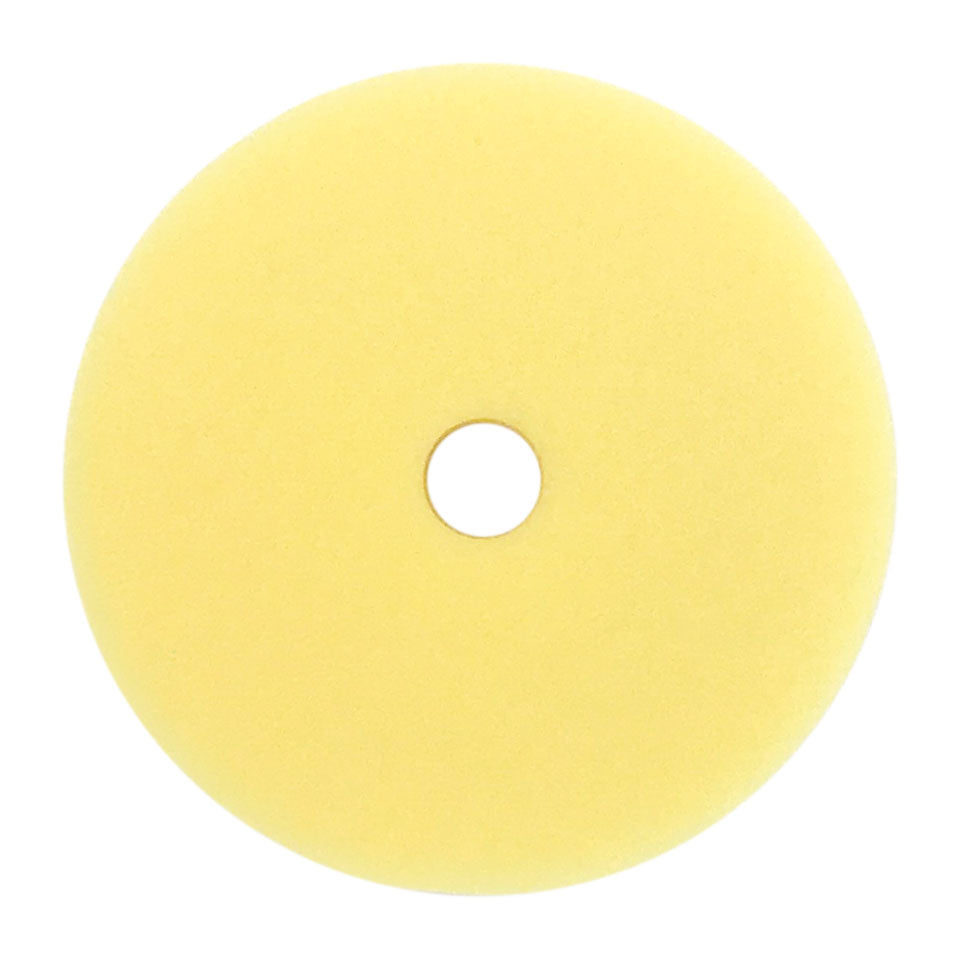 YM-6-F 6" MINI ELIMINATOR™ YELLOW FOAM BUFFING PAD front
