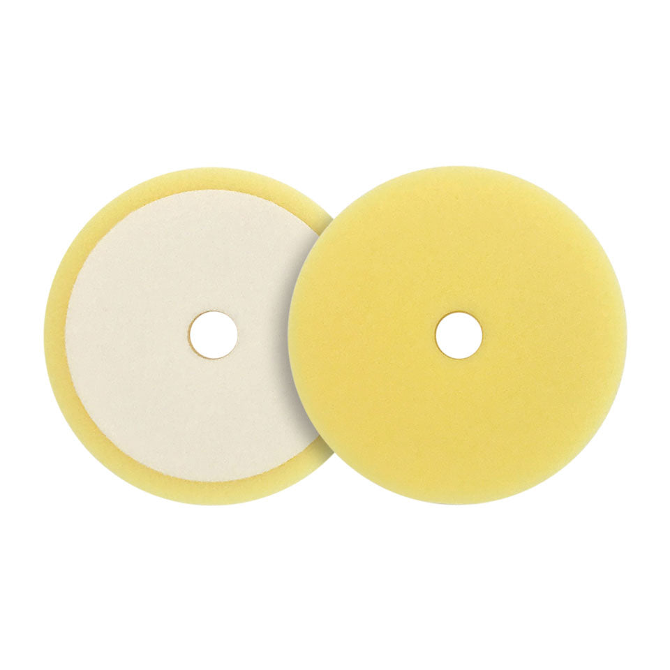 YM-6-F 6" MINI ELIMINATOR™ YELLOW FOAM BUFFING PAD