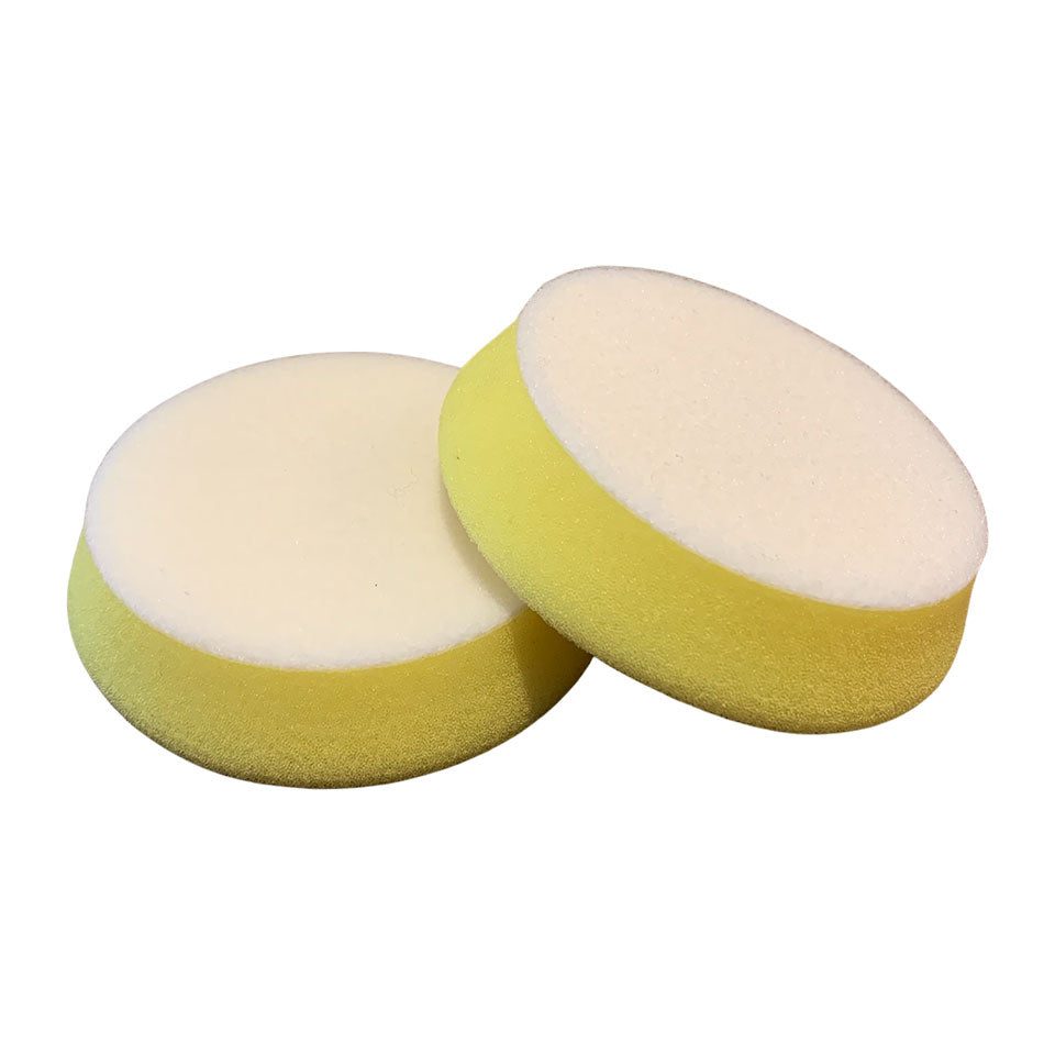 MINI ELIMINATOR 3” YELLOW POLISH/FINISH PAD back