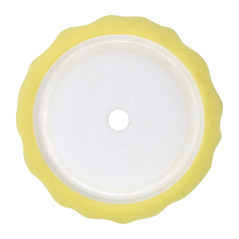 YW-85-C 8.5" ELIMINATOR™ (curved waffle compounding pad) back
