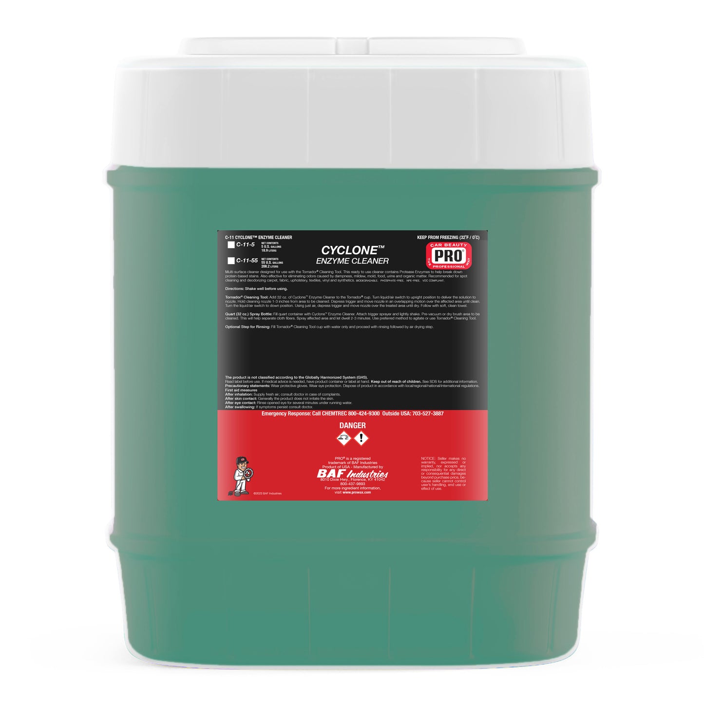 C-11 CYCLONE™ ENZYME CLEANER