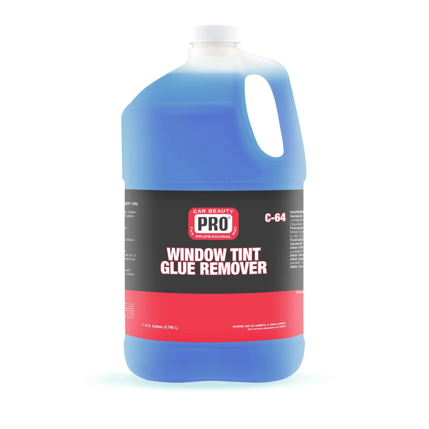 C-64 WINDOW TINT GLUE REMOVER & GLASS CLEANER