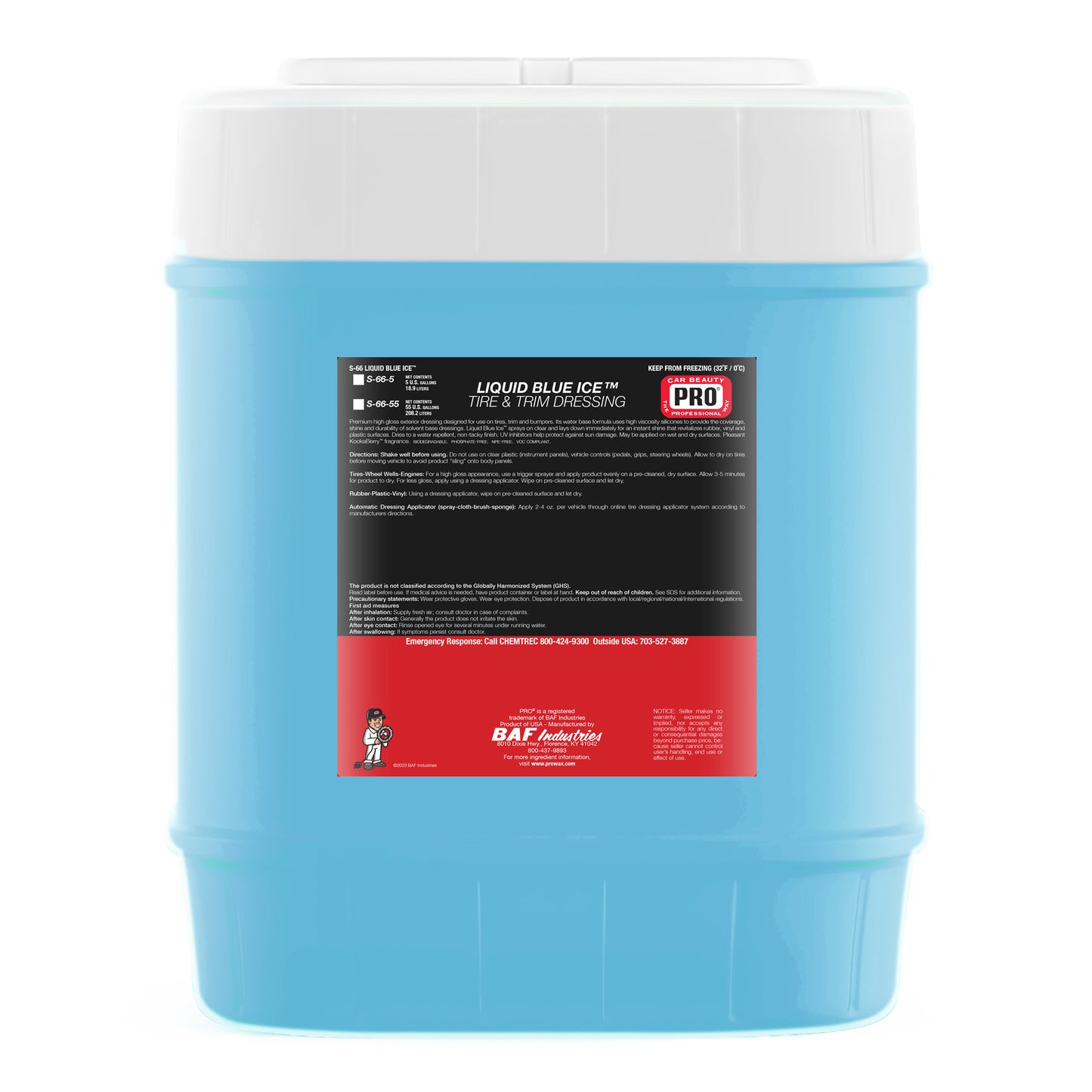 S-66 LIQUID BLUE ICE DRESSING