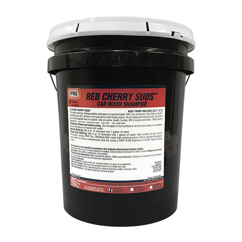 C-19 RED CHERRY SUDS™ 5 gallon pal