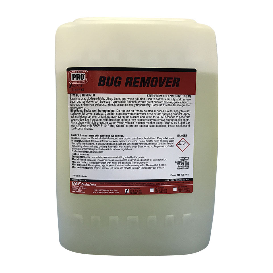 C-71 BUG REMOVER 5 gallon