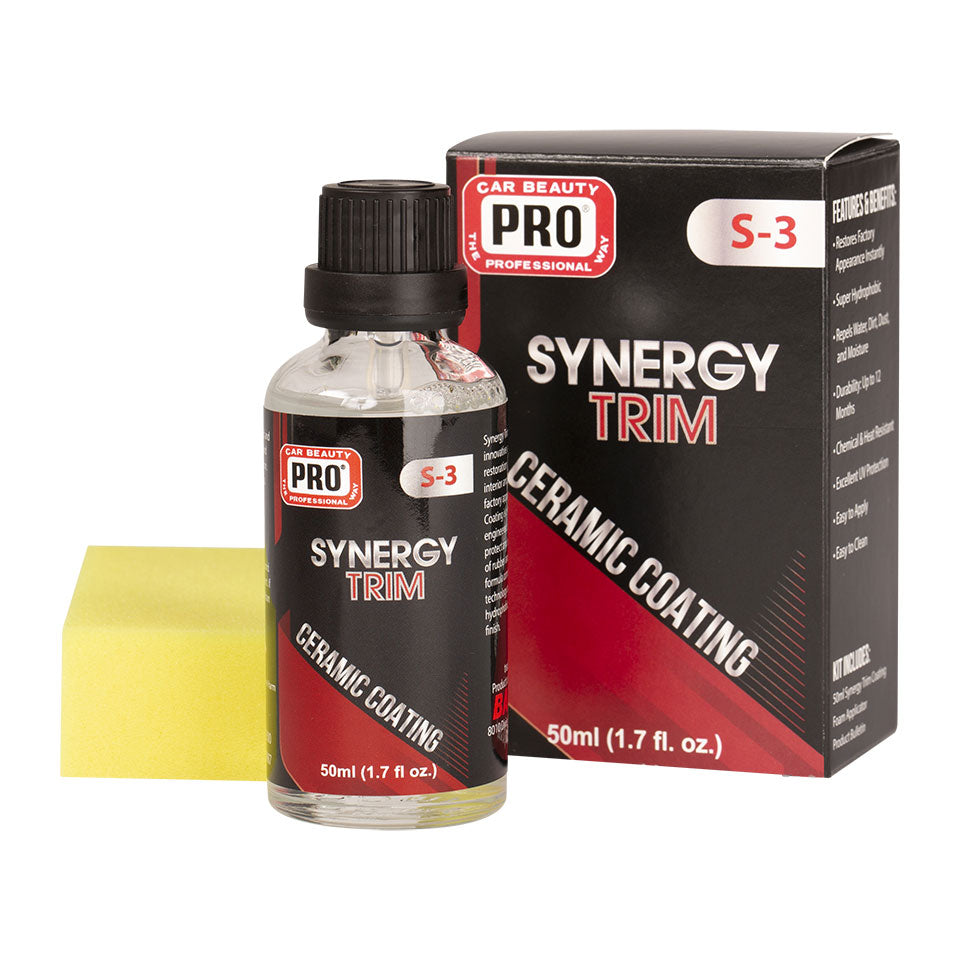 S-3 SYNERGY CERAMIC TRIM COATING kit