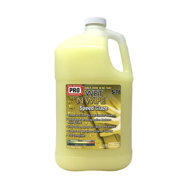 WET `N WIPE HIGH SPEED GLAZE | PRO® Car Beauty Products – PRO® Wax USA
