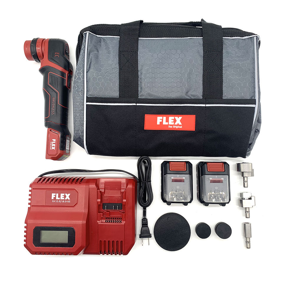 PXE-80-12-EC FLEX CORDLESS MINI POLISHER KIT
