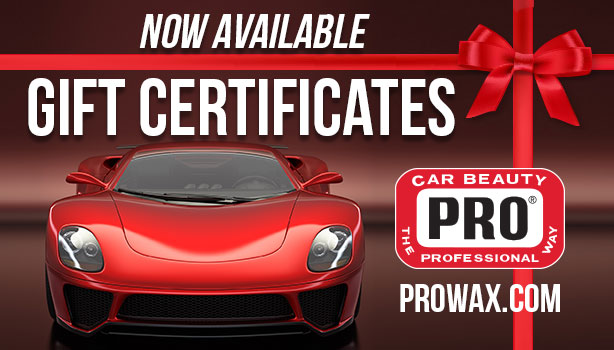 PROWAX Gift Certificates